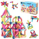 نمّي ذكاء ولدك مع لعبة "المكعبات المغناطيسية" التعليمية!